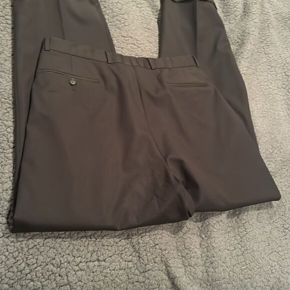 Brooks Brothers 346 100% Wool Grey Slacks Size 34 Long - Picture 4 of 5